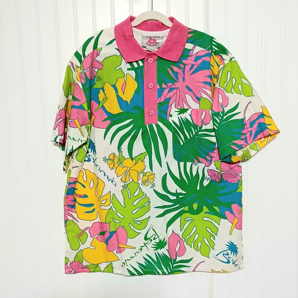 1980s Vintage Polo Madmuaselle Bahamas Mens Medium Lualu
